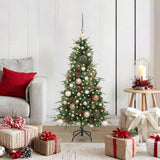 vidaXL Kunstmatige Hinged Kerstboom met 150 LED Groen 120 cm PE en PVC
