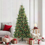 vidaXL Kunstmatige Hinged Kerstboom met 150 LED Groen 120 cm PE en PVC