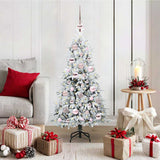 vidaXL Kunstmatige Hinged Kerstboom met 150 LED Groen 120 cm PE en PVC