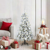 vidaXL Kunstmatige Hinged Kerstboom met 150 LED Groen 120 cm PE en PVC