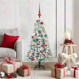 vidaXL Kunstmatige Hinged Kerstboom met 150 LED Groen 120 cm PE en PVC