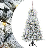 vidaXL Kunstmatige Hinged Kerstboom met 150 LED Groen 120 cm PE en PVC