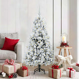 vidaXL Kunstmatige Hinged Kerstboom met 150 LED Groen 120 cm PE en PVC