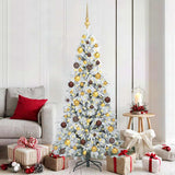 vidaXL Kunstmatige Hinged Kerstboom met 150 LED Groen 120 cm PE en PVC