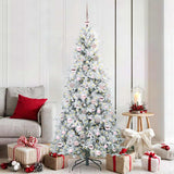 vidaXL Kunstmatige Hinged Kerstboom met 150 LED Groen 120 cm PE en PVC