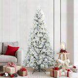 vidaXL Kunstmatige Hinged Kerstboom met 150 LED Groen 120 cm PE en PVC