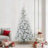 vidaXL Kunstmatige Hinged Kerstboom met 150 LED Groen 120 cm PE en PVC