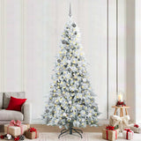 vidaXL Kunstmatige Hinged Kerstboom met 150 LED Groen 120 cm PE en PVC