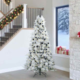 vidaXL Kunstmatige Hinged Kerstboom met 150 LED Groen 120 cm PE en PVC