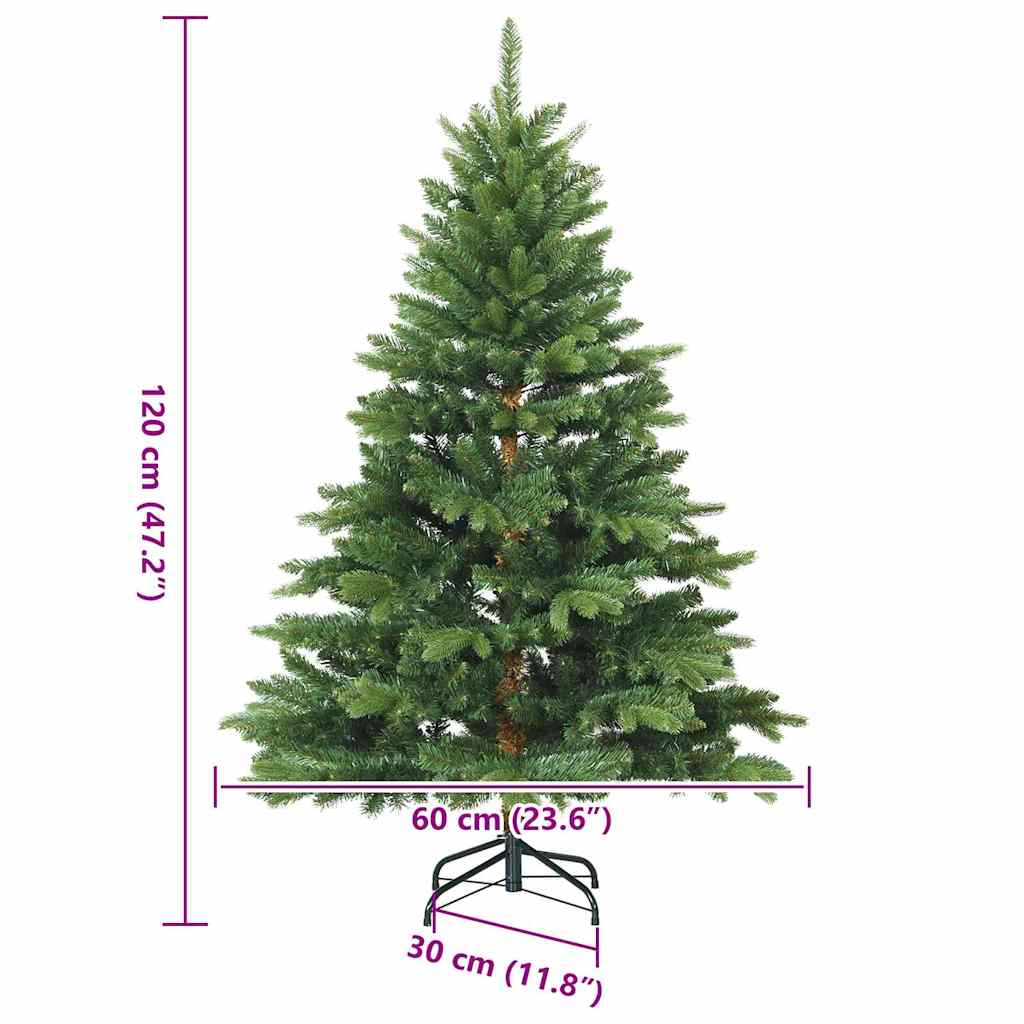 vidaXL Kunstkerstboom met 150 LED met standaard Groen 150 cm PE en PVC
