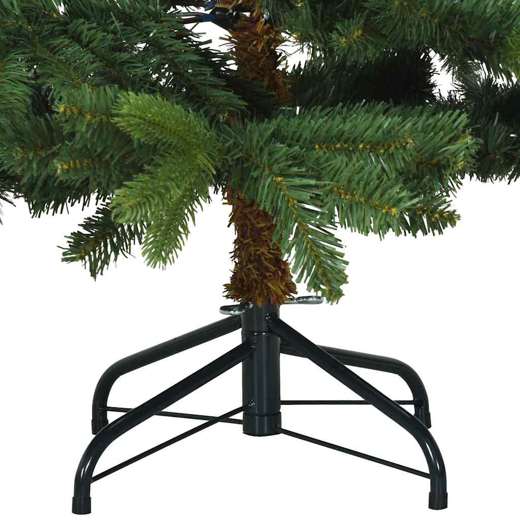 vidaXL Kunstkerstboom met 150 LED met standaard Groen 150 cm PE en PVC