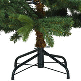 vidaXL Kunstkerstboom met 150 LED met standaard Groen 150 cm PE en PVC