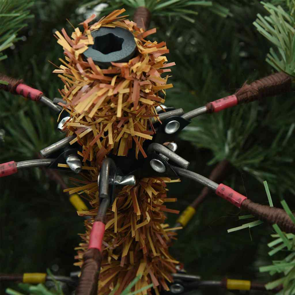 vidaXL Kunstkerstboom met 150 LED met standaard Groen 150 cm PE en PVC