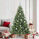 vidaXL Kunstkerstboom met 150 LED met standaard Groen 150 cm PE en PVC