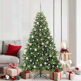 vidaXL Kunstkerstboom met 150 LED met standaard Groen 150 cm PE en PVC