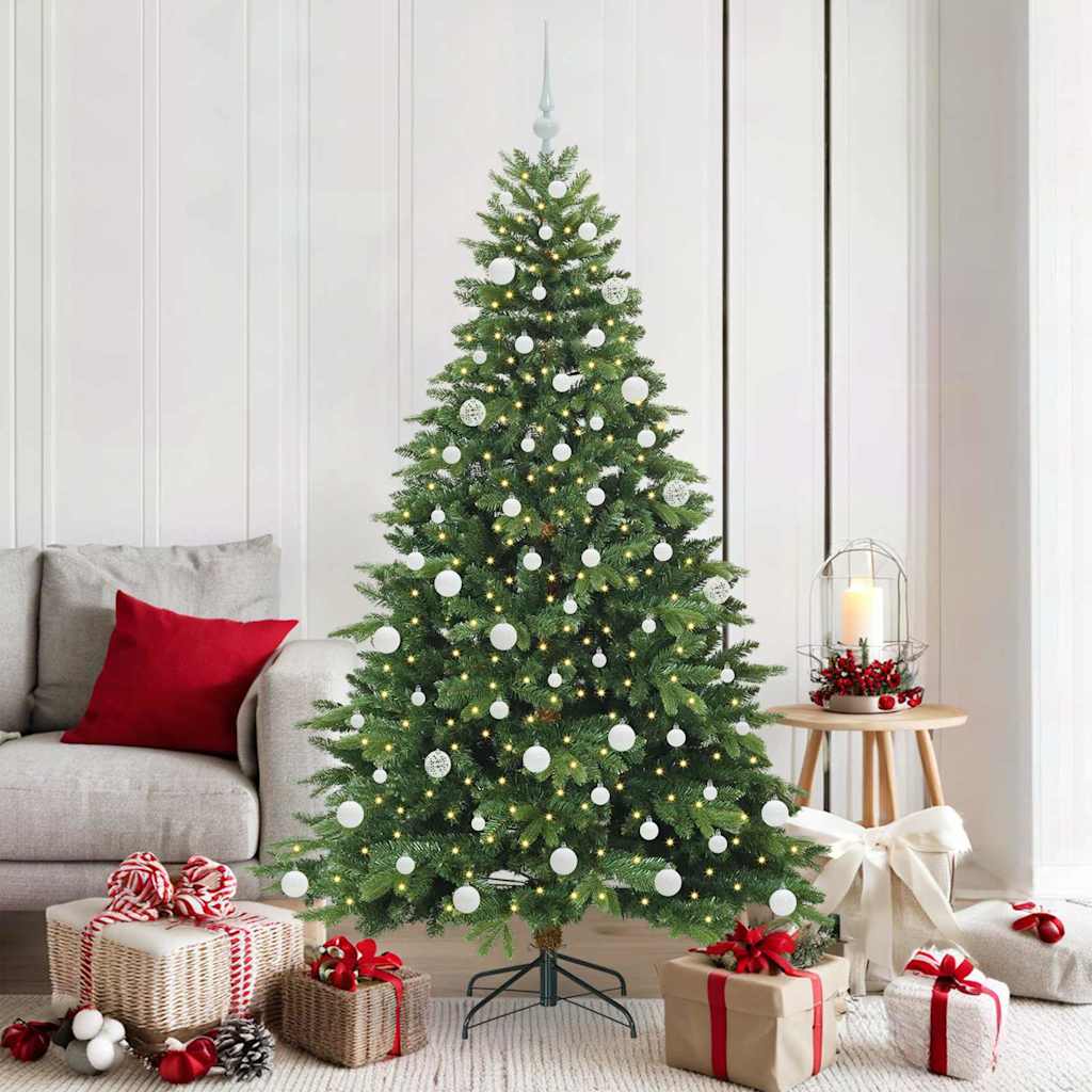 vidaXL Kunstkerstboom met 150 LED met standaard Groen 150 cm PE en PVC