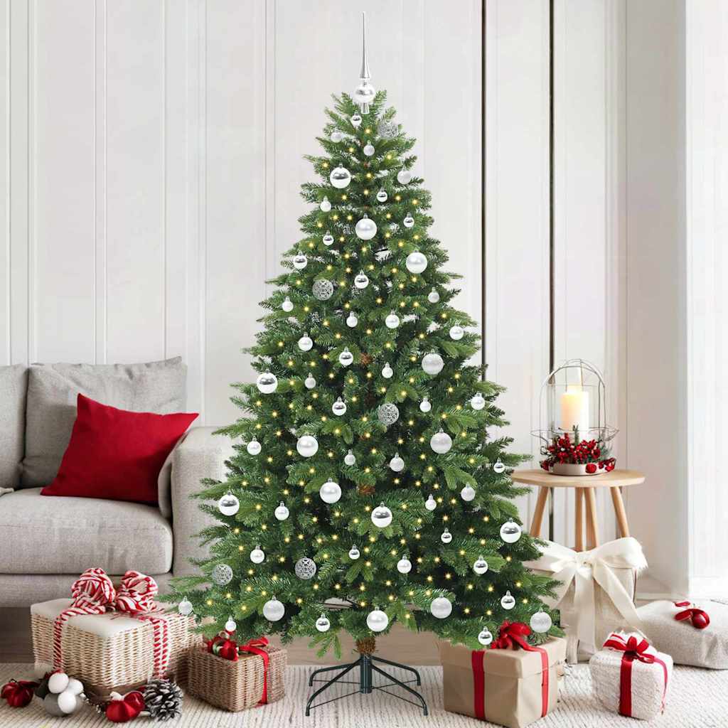 vidaXL Kunstkerstboom met 150 LED met standaard Groen 150 cm PE en PVC