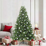 vidaXL Kunstkerstboom met 150 LED met standaard Groen 150 cm PE en PVC
