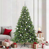 vidaXL Kunstkerstboom met 150 LED met standaard Groen 150 cm PE en PVC