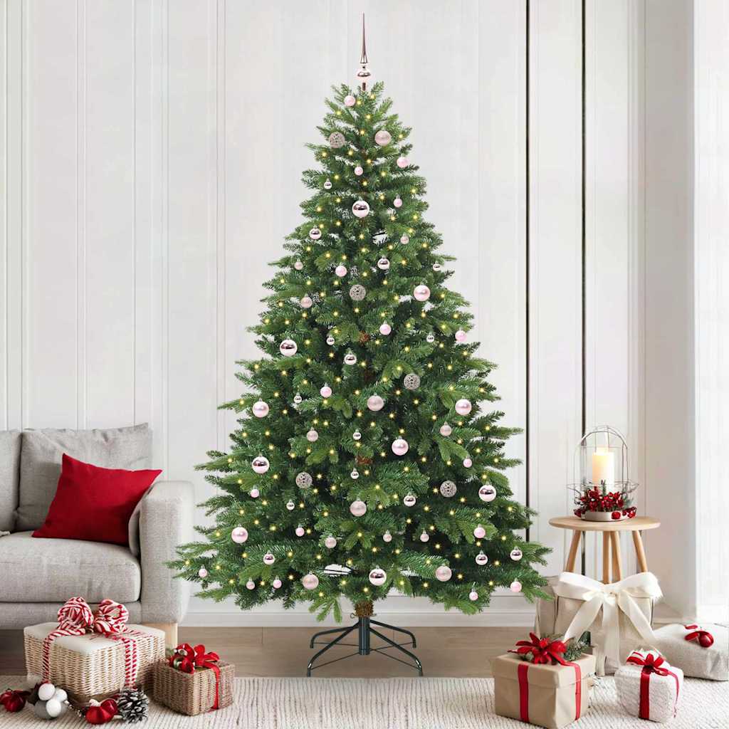 vidaXL Kunstkerstboom met 150 LED met standaard Groen 150 cm PE en PVC