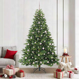 vidaXL Kunstkerstboom met 150 LED met standaard Groen 150 cm PE en PVC