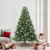 vidaXL Kunstkerstboom met 150 LED met standaard Groen 150 cm PE en PVC