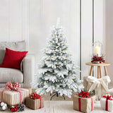 vidaXL Kunstkerstboom met 150 LED met standaard Groen 150 cm PE en PVC