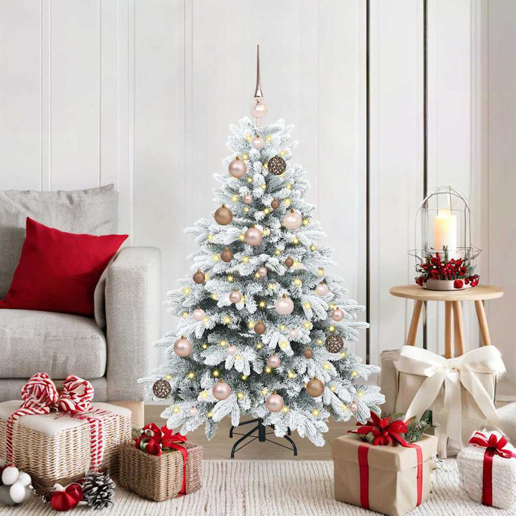 vidaXL Kunstkerstboom met 150 LED met standaard Groen 150 cm PE en PVC