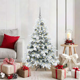 vidaXL Kunstkerstboom met 150 LED met standaard Groen 150 cm PE en PVC