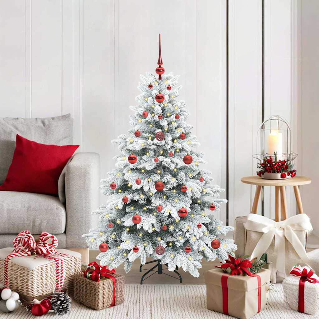 vidaXL Kunstkerstboom met 150 LED met standaard Groen 150 cm PE en PVC