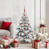 vidaXL Kunstkerstboom met 150 LED met standaard Groen 150 cm PE en PVC