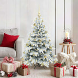 vidaXL Kunstkerstboom met 150 LED met standaard Groen 150 cm PE en PVC