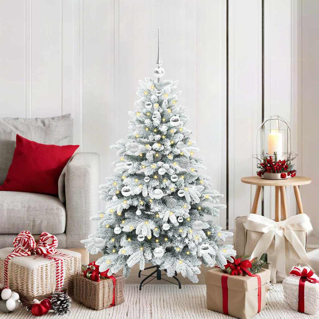 vidaXL Kunstkerstboom met 150 LED met standaard Groen 150 cm PE en PVC
