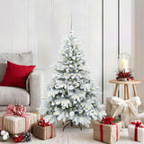 vidaXL Kunstkerstboom met 150 LED met standaard Groen 150 cm PE en PVC