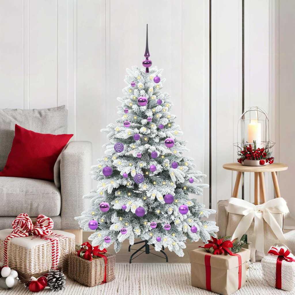 vidaXL Kunstkerstboom met 150 LED met standaard Groen 150 cm PE en PVC
