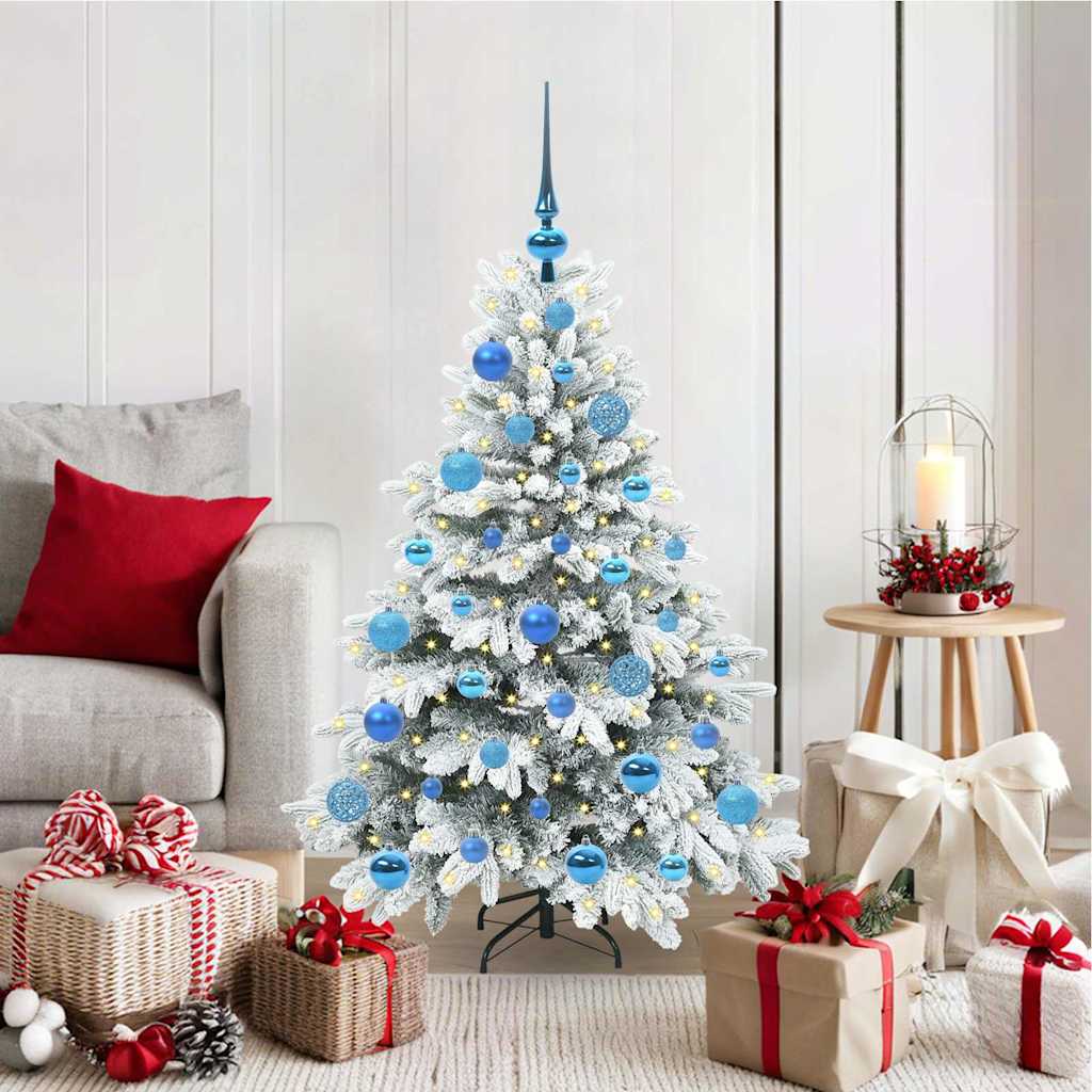 vidaXL Kunstkerstboom met 150 LED met standaard Groen 150 cm PE en PVC