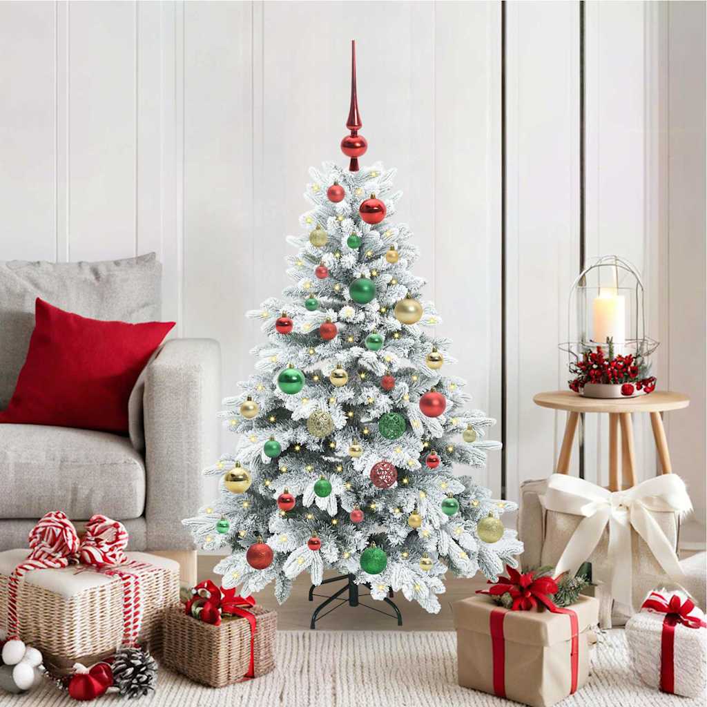 vidaXL Kunstkerstboom met 150 LED met standaard Groen 150 cm PE en PVC