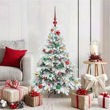 vidaXL Kunstkerstboom met 150 LED met standaard Groen 150 cm PE en PVC