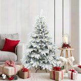 vidaXL Kunstkerstboom met 150 LED met standaard Groen 150 cm PE en PVC
