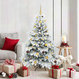 vidaXL Kunstkerstboom met 150 LED met standaard Groen 150 cm PE en PVC