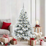 vidaXL Kunstkerstboom met 150 LED met standaard Groen 150 cm PE en PVC