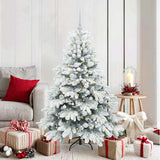 vidaXL Kunstkerstboom met 150 LED met standaard Groen 150 cm PE en PVC