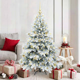 vidaXL Kunstkerstboom met 150 LED met standaard Groen 150 cm PE en PVC