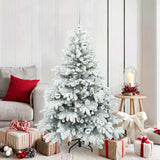 vidaXL Kunstkerstboom met 150 LED met standaard Groen 150 cm PE en PVC