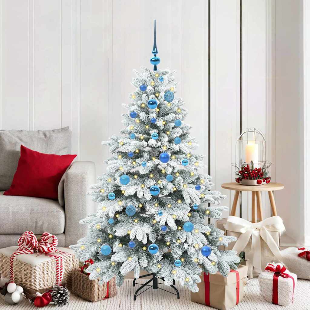 vidaXL Kunstkerstboom met 150 LED met standaard Groen 150 cm PE en PVC
