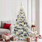 vidaXL Kunstkerstboom met 150 LED met standaard Groen 150 cm PE en PVC