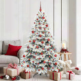 vidaXL Kunstkerstboom met 150 LED met standaard Groen 150 cm PE en PVC