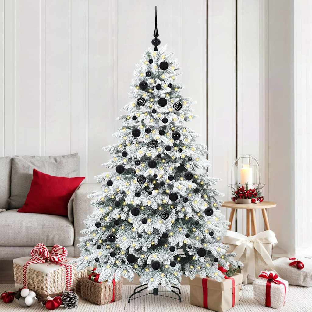 vidaXL Kunstkerstboom met 150 LED met standaard Groen 150 cm PE en PVC