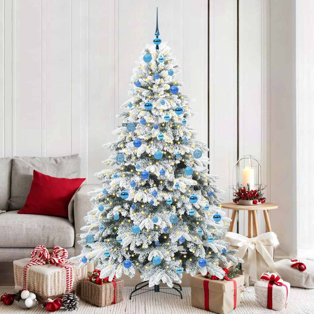 vidaXL Kunstkerstboom met 150 LED met standaard Groen 150 cm PE en PVC