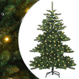vidaXL Kunstmatige Hinged Kerstboom Groen 150 cm PVC en Staal